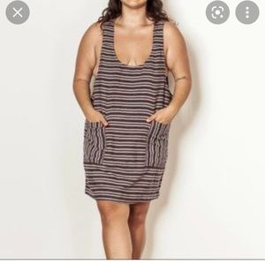 Ace & Jig Finn dress in Channel/Celadon XS